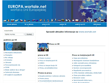 Tablet Screenshot of europa.wortale.net